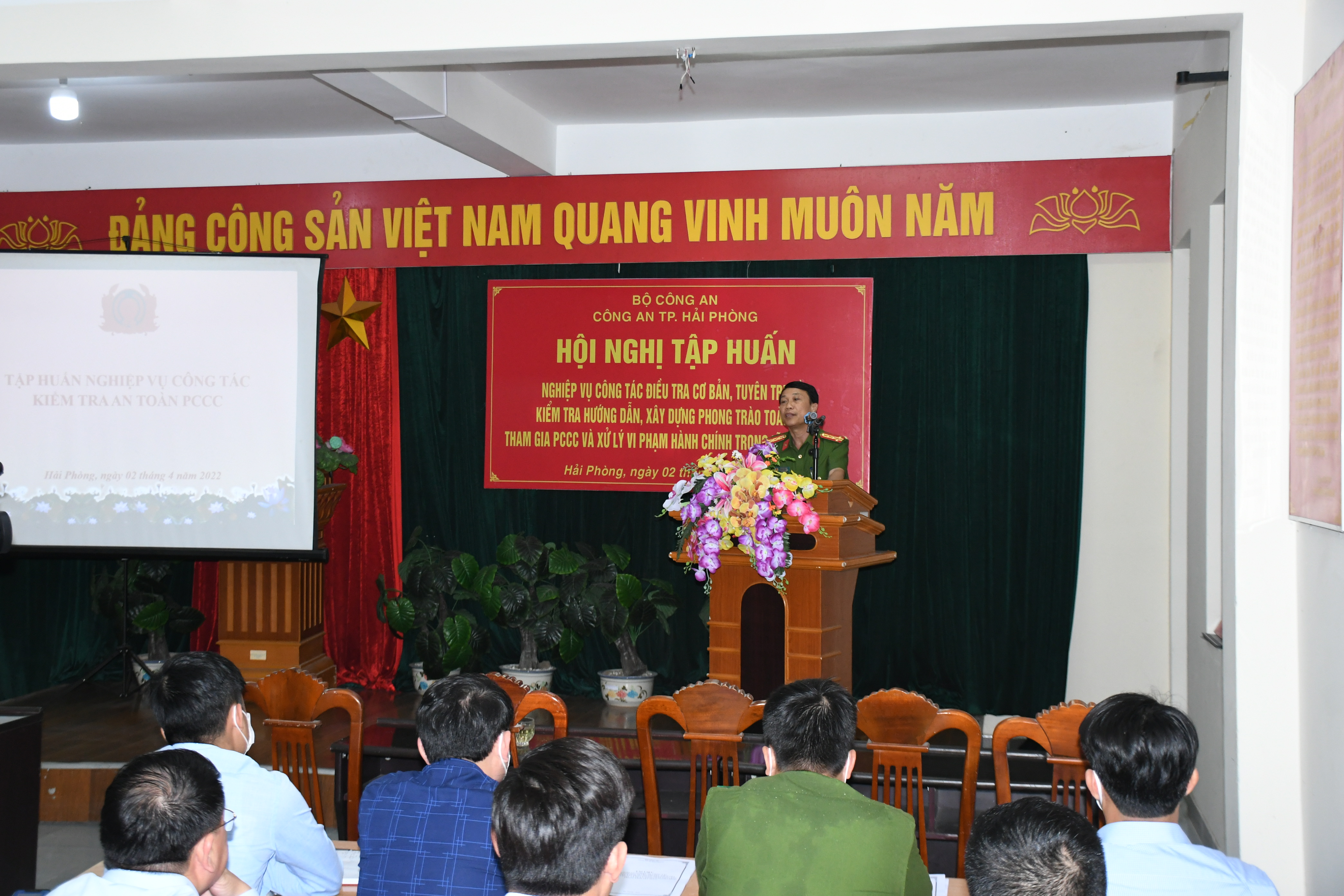 Tập huấn trên 200 cán bộ cấp xã trong lĩnh vực phòng cháy, chữa cháy trên địa bàn thành phố